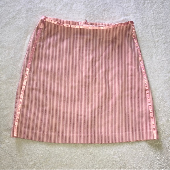 Size 3 Rampage skirt-pink w/ black & white stripes - Picture 2 of 6