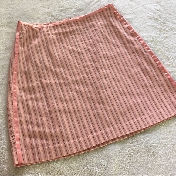 Size 3 Rampage skirt-pink w/ black & white stripes - Picture 5 of 6