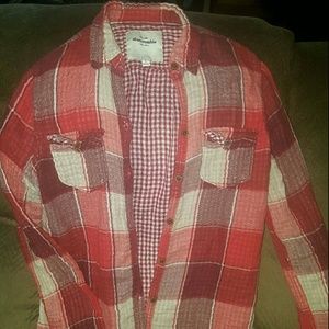 Super Cute A&F Long sleeve flannel