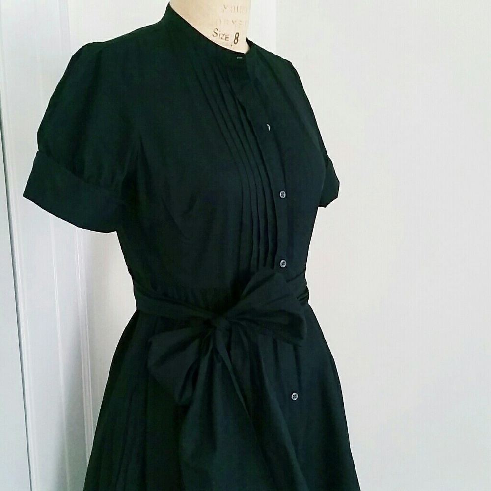 Gap black shirt dress