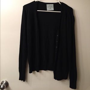 Black cardigan