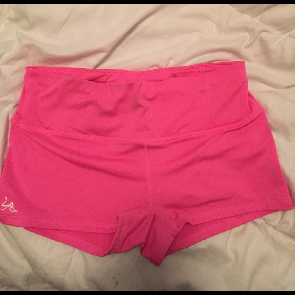 Liquid Ambition Pink Workout Shorts