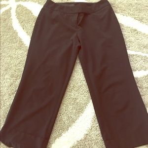 NY&co cropped black dress pants