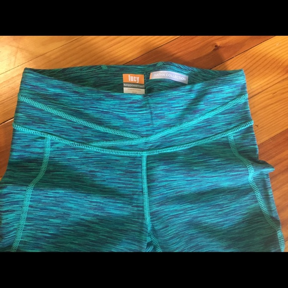 LUCY Hatha power max space dye Capri- NWOT - Picture 2 of 5