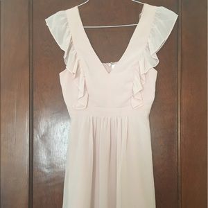 Light pink BCBG cocktail dress