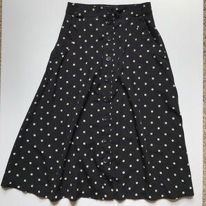 Polka dot skirt