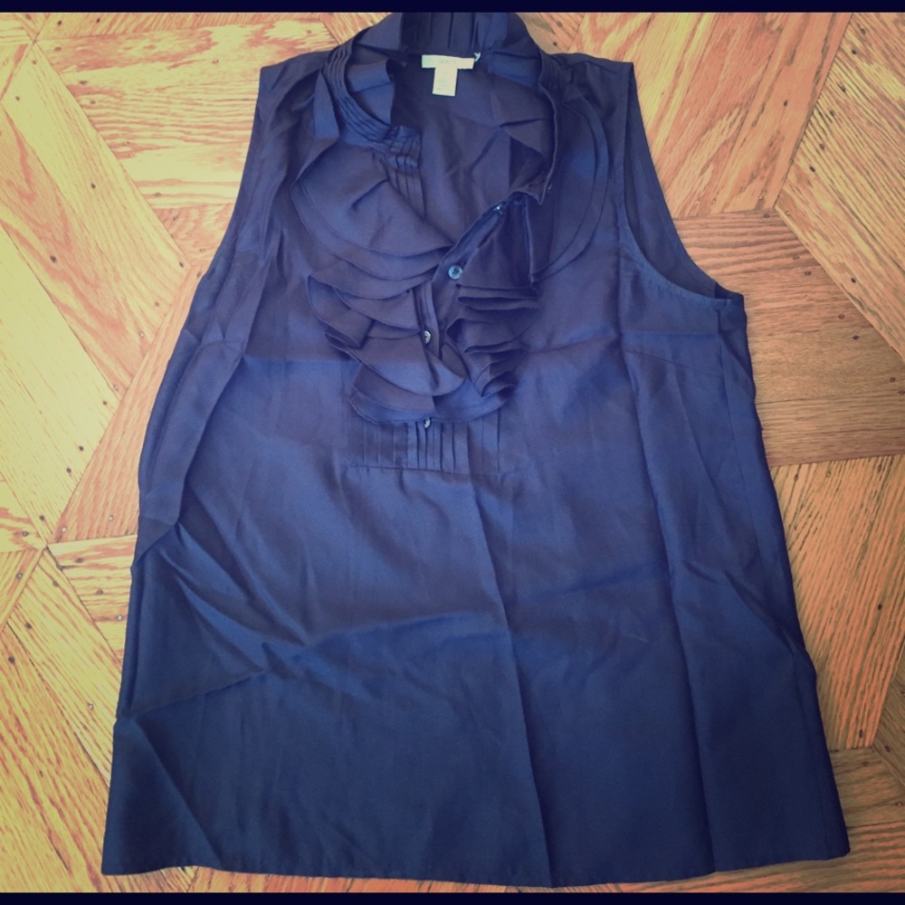 Black JCrew Work Blouse