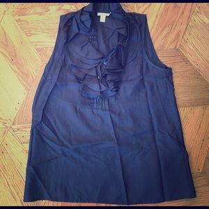 Black JCrew Work Blouse