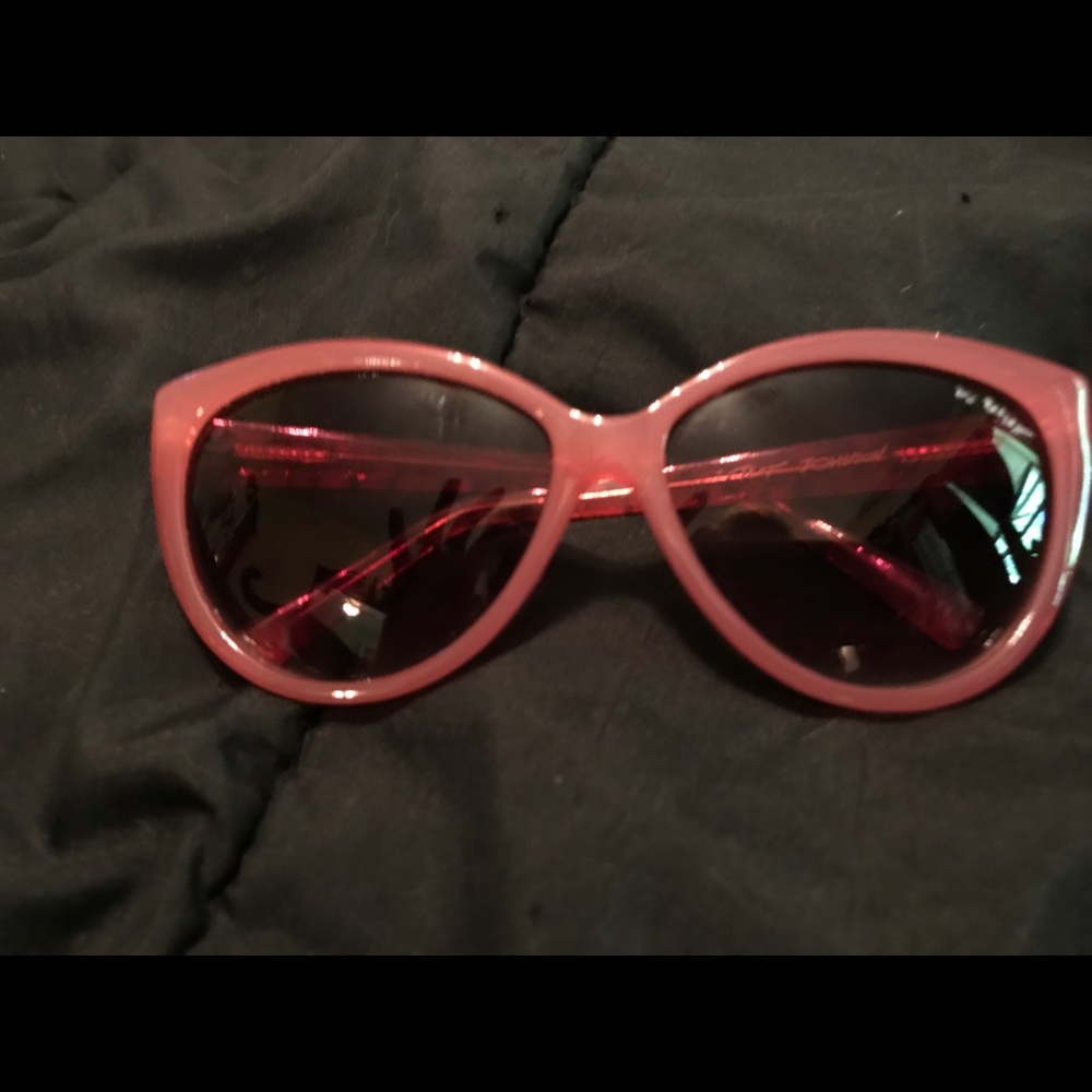 Betsey Johnson pink leopard sunglasses