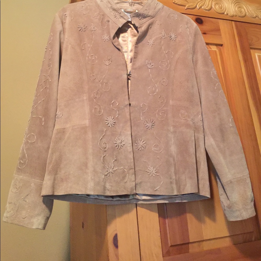 Tan suede jacket