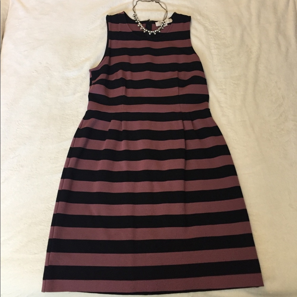 NWOT LOFT striped dress