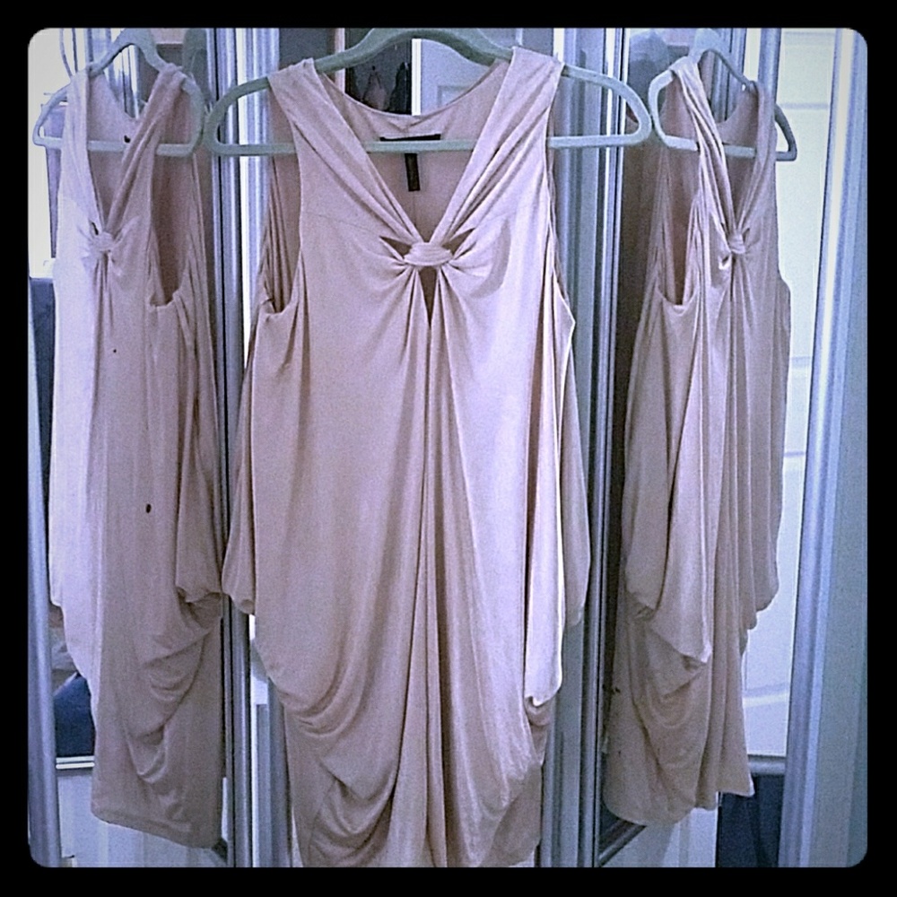 BCBG Knotted Grecian Style Dress