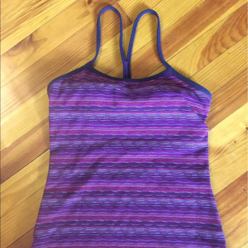 Lululemon Power Y tank with built-in shelf bra
