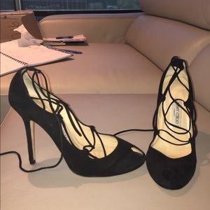 Jimmy Choo Hamlet pumps in black suede