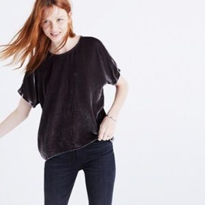 Madewell Velvet Top