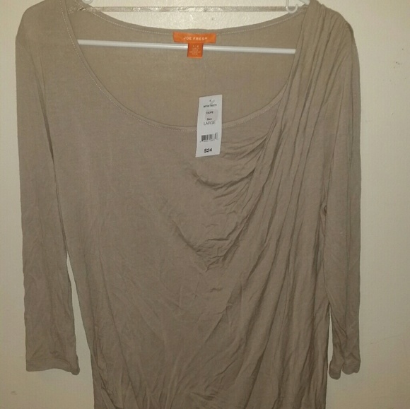 Taupe Top - Picture 3 of 4