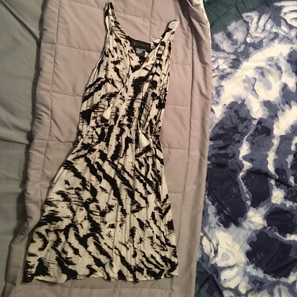 Kardashian print tank dress