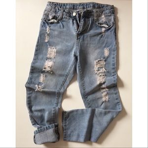 destroyed denim