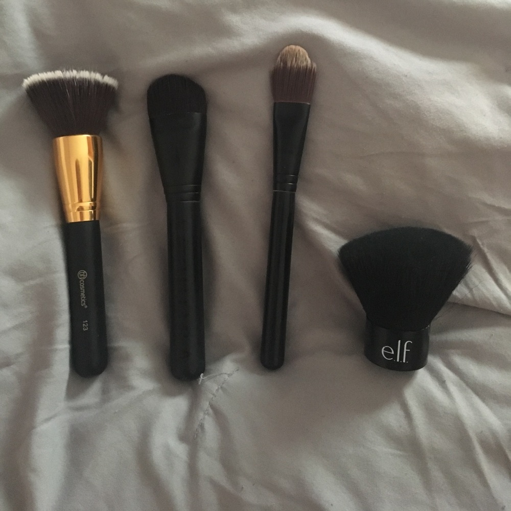 Face brush bundle (Sephora, Elf, BH Cosmetics)