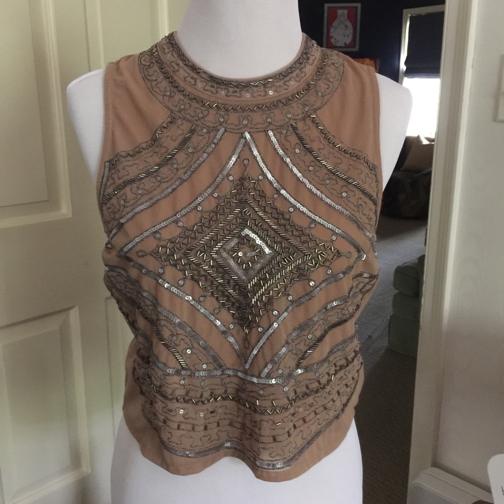 NWT Urban Outfitters beaded top