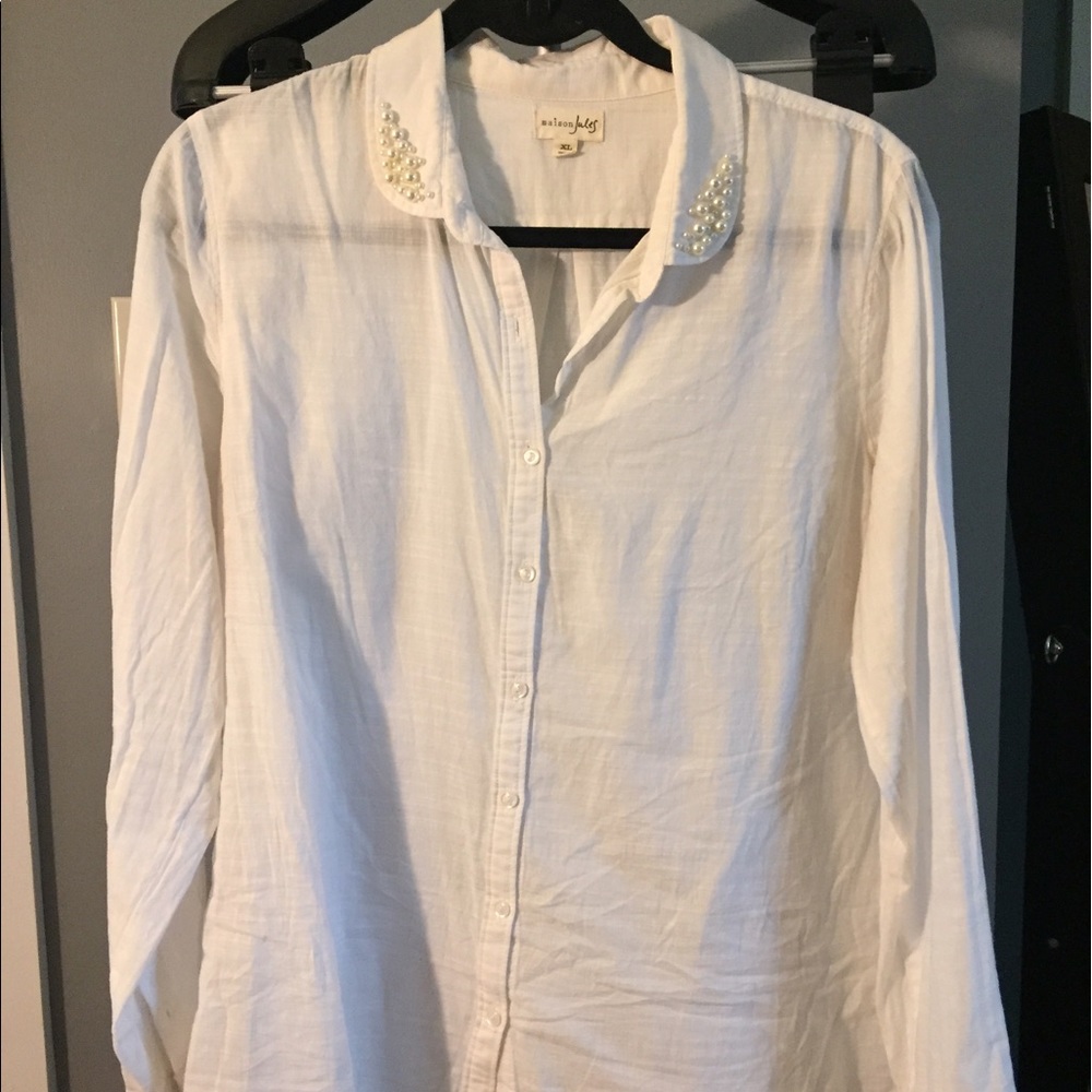 Maison Jules white button down