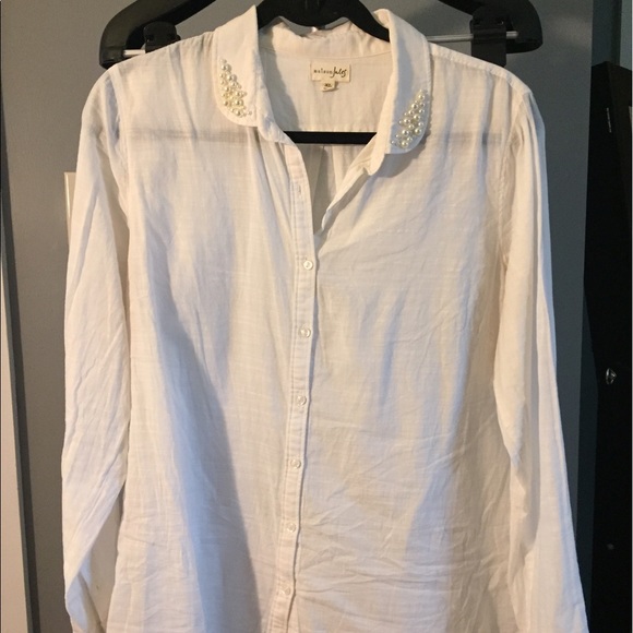 Maison Jules white button down - Picture 1 of 4