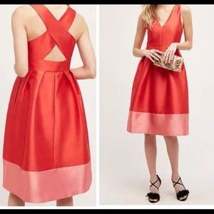 Red and Pink Party Dress by Maeve, Size 0P