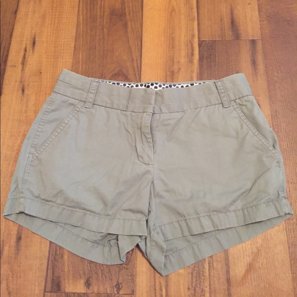 J Crew 3" Chino Shorts