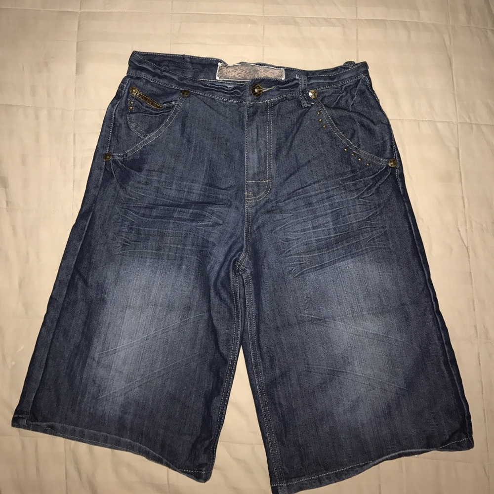 BG jean shorts