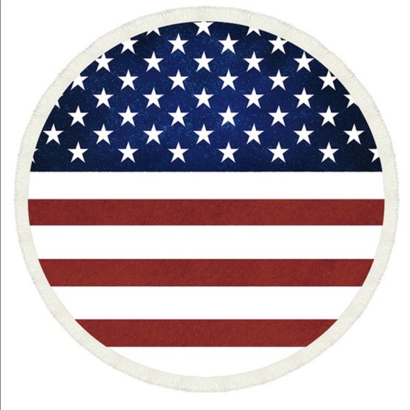 American Flag Beach Wrap - Picture 5 of 5