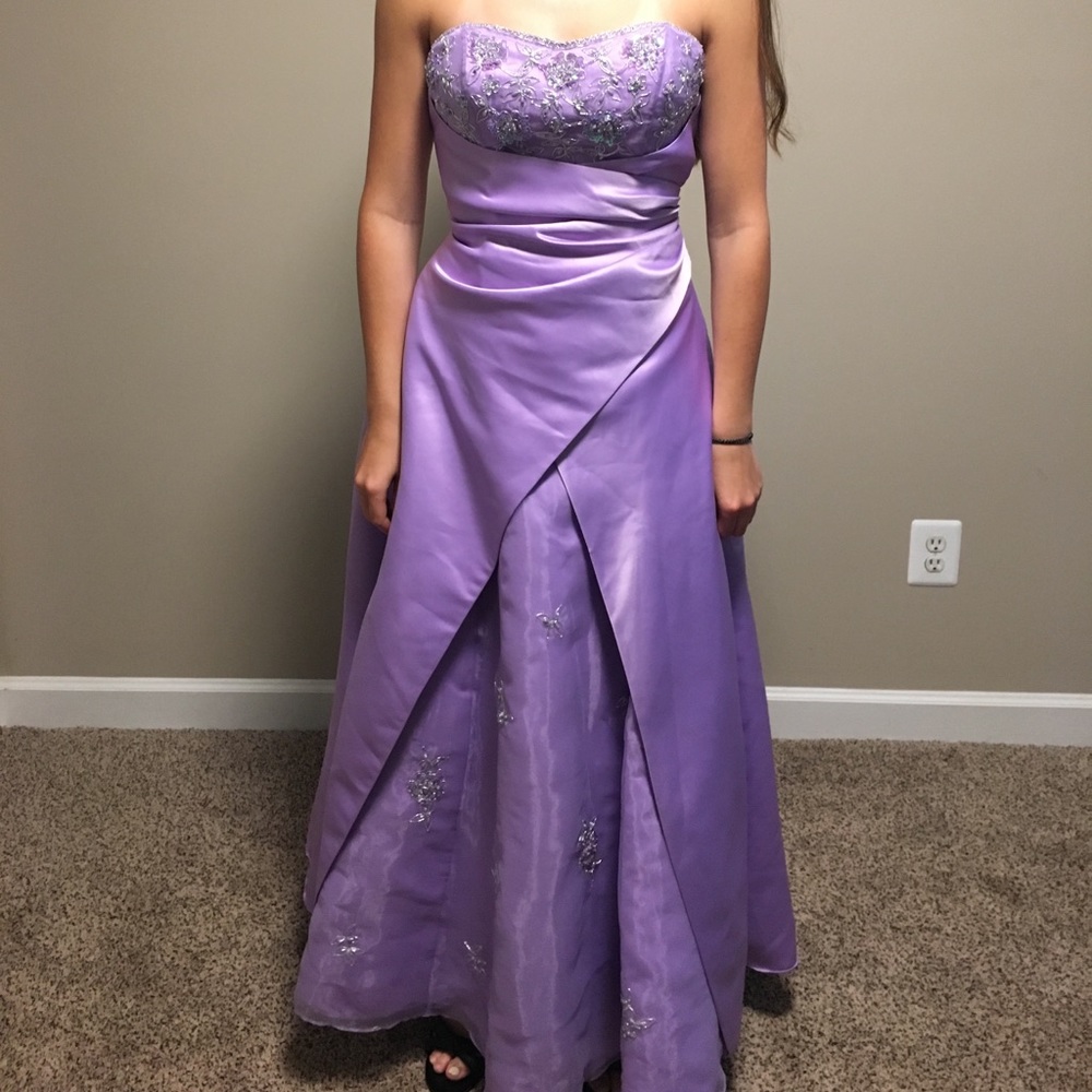 Purple prom/quincenara dress