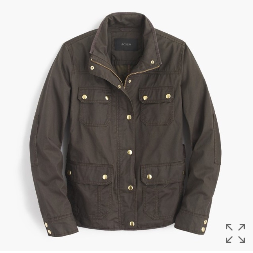 J Crew Relaxed Boyfriend Field Jacket