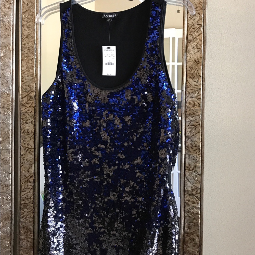 Express Sequin flip flop Tank