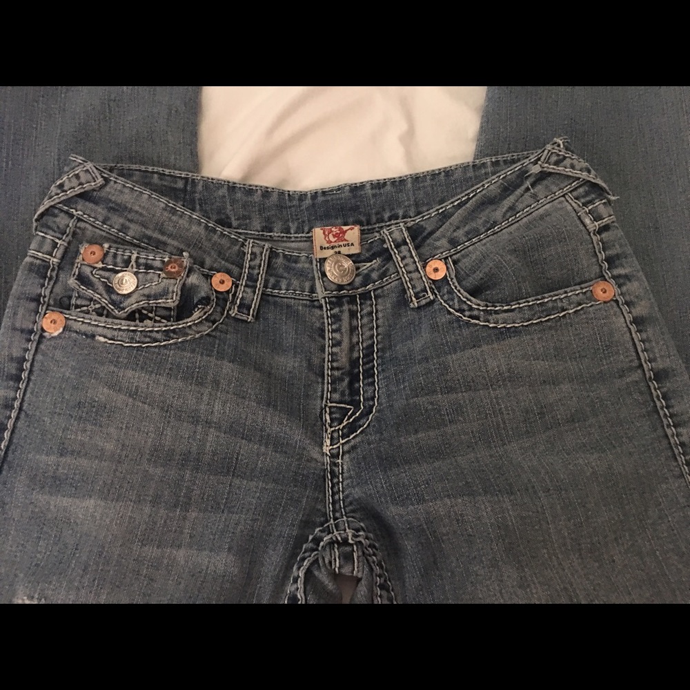 True Religion Billy Blue Skinny 28x30
