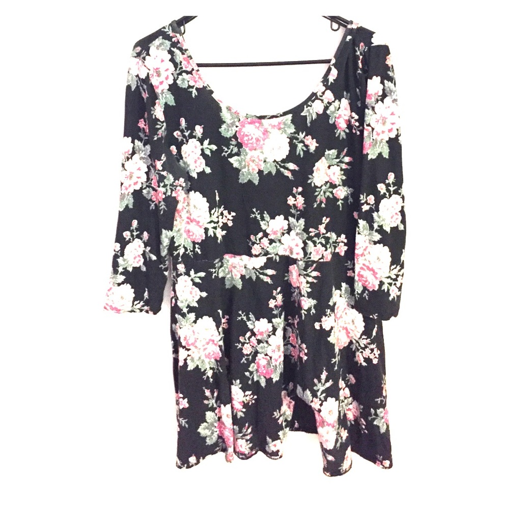 floral skater dress
