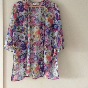 Multicolor Lightweight Kimono