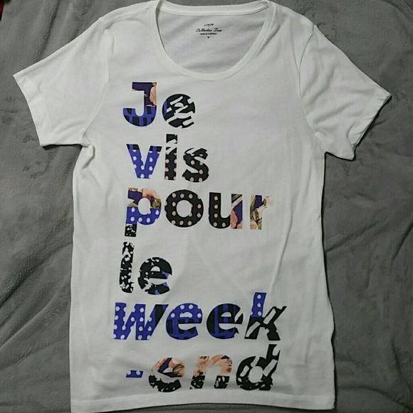Jcrew printed collector tee - Picture 1 of 8