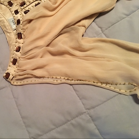 Cream beaded dress - Picture 3 of 3