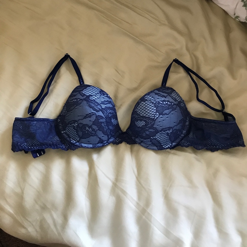 Lacey Navy Bra