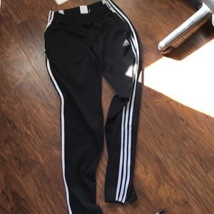 Adidas tapered soccer warm up pants!!