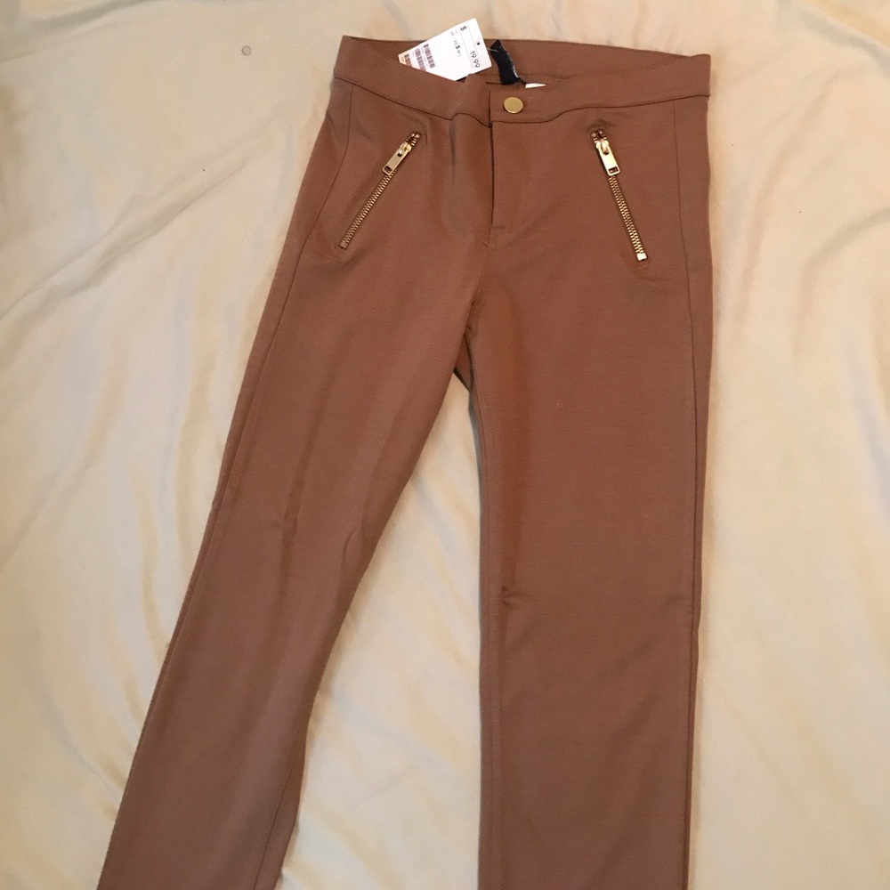 NWT tan leggings
