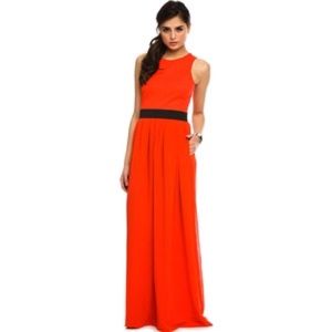 Armani Exchange, bold red maxi dress, size 6