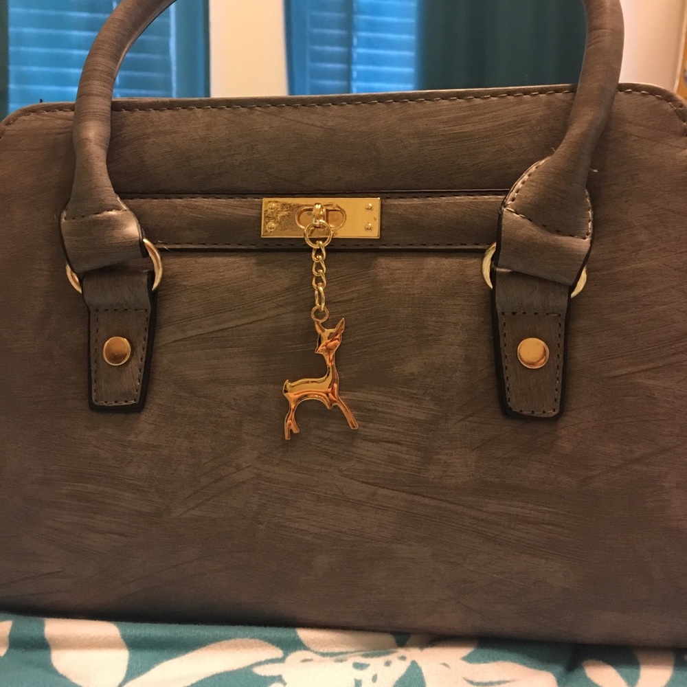 Gray satchel