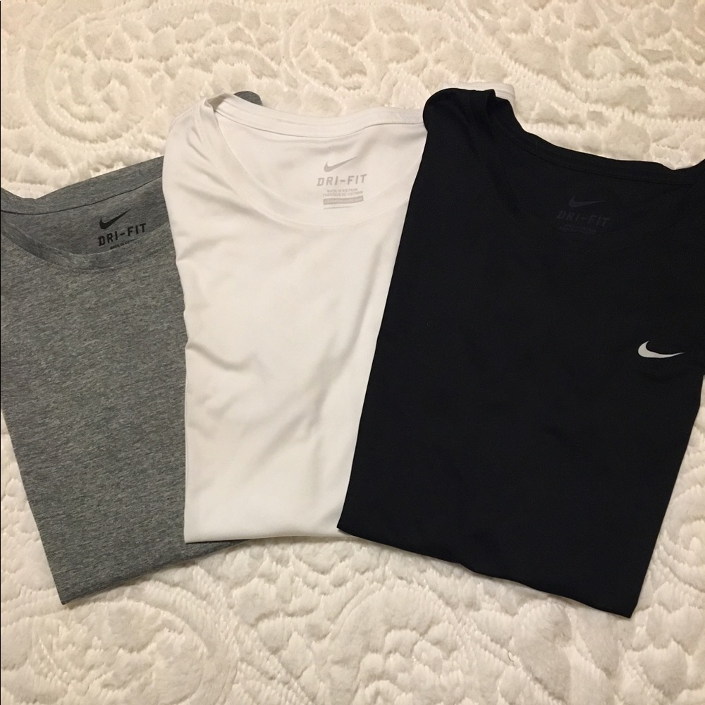 Nike Dri Fit Short-Sleeved Shirts