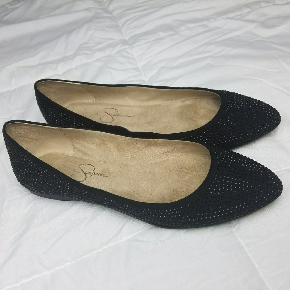 Jessica Simpson Labelle Women's Black Ballet Flat