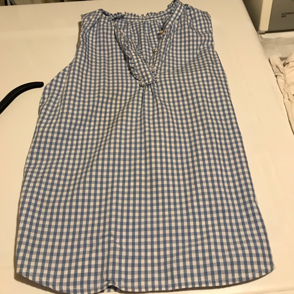 Brooks Brothers gingham top