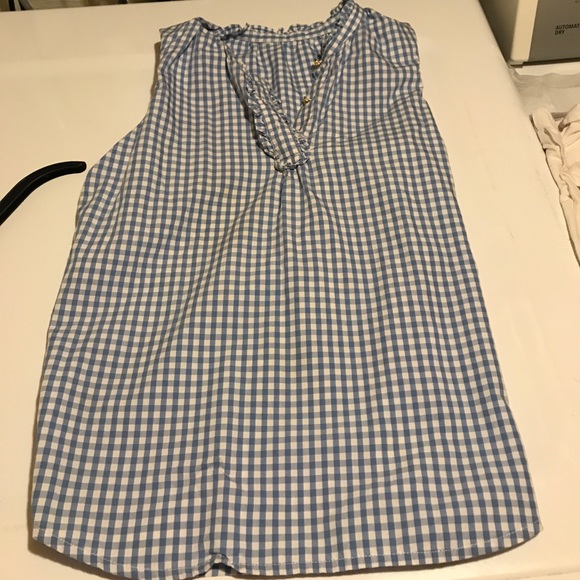 Brooks Brothers gingham top - Picture 1 of 3