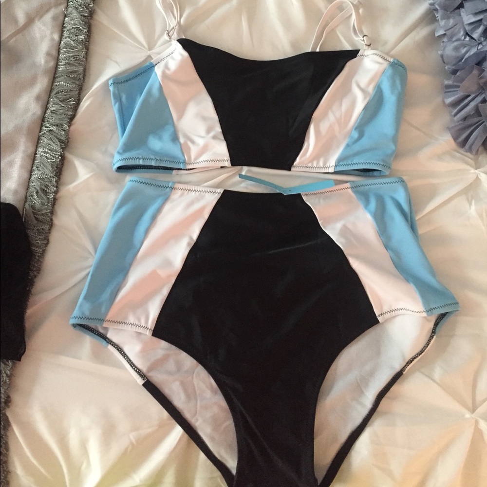 BRAND NEW high waisted swimsuit