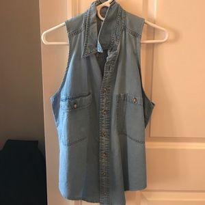 Urban Renewal Sleeveless Denim Top