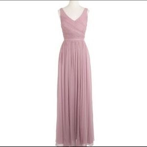 J.Crew Heidi Long Dress in Silk Chiffon